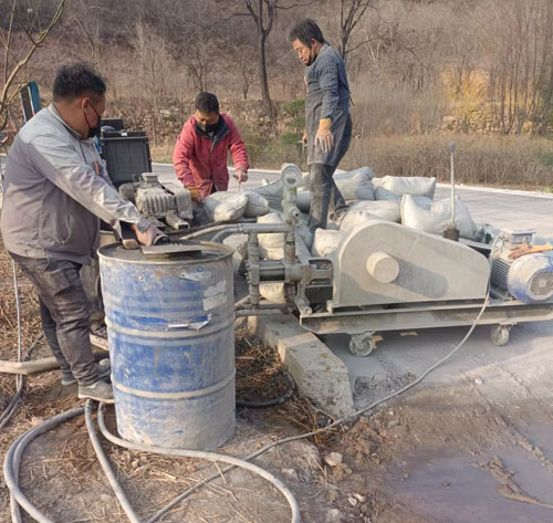 肥城路面下沉注浆